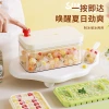 Press-type ice cube tray, easy to demold, large-capacity ice-making box, home with lid storage, ice mold, food-grade kitchen Specification image